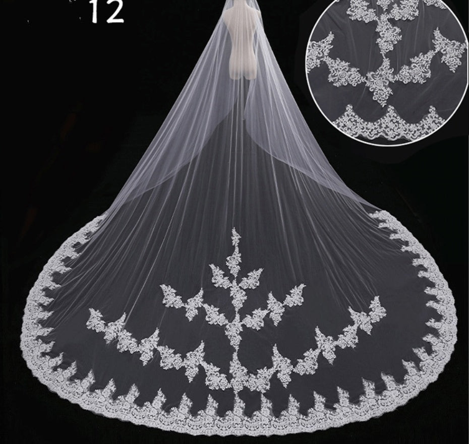 Long Fairytale Veil, your choice of style