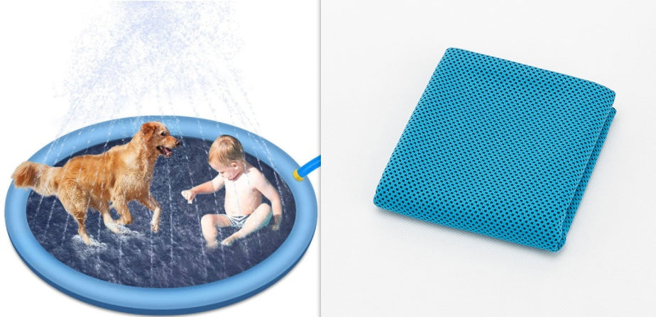 Non-Slip Splash Pad For Pets and Kids